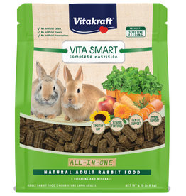 Vitakraft VITAKRAFT VITA SMART NATURAL FORAGE ADULT RABBIT FOOD 4LBS