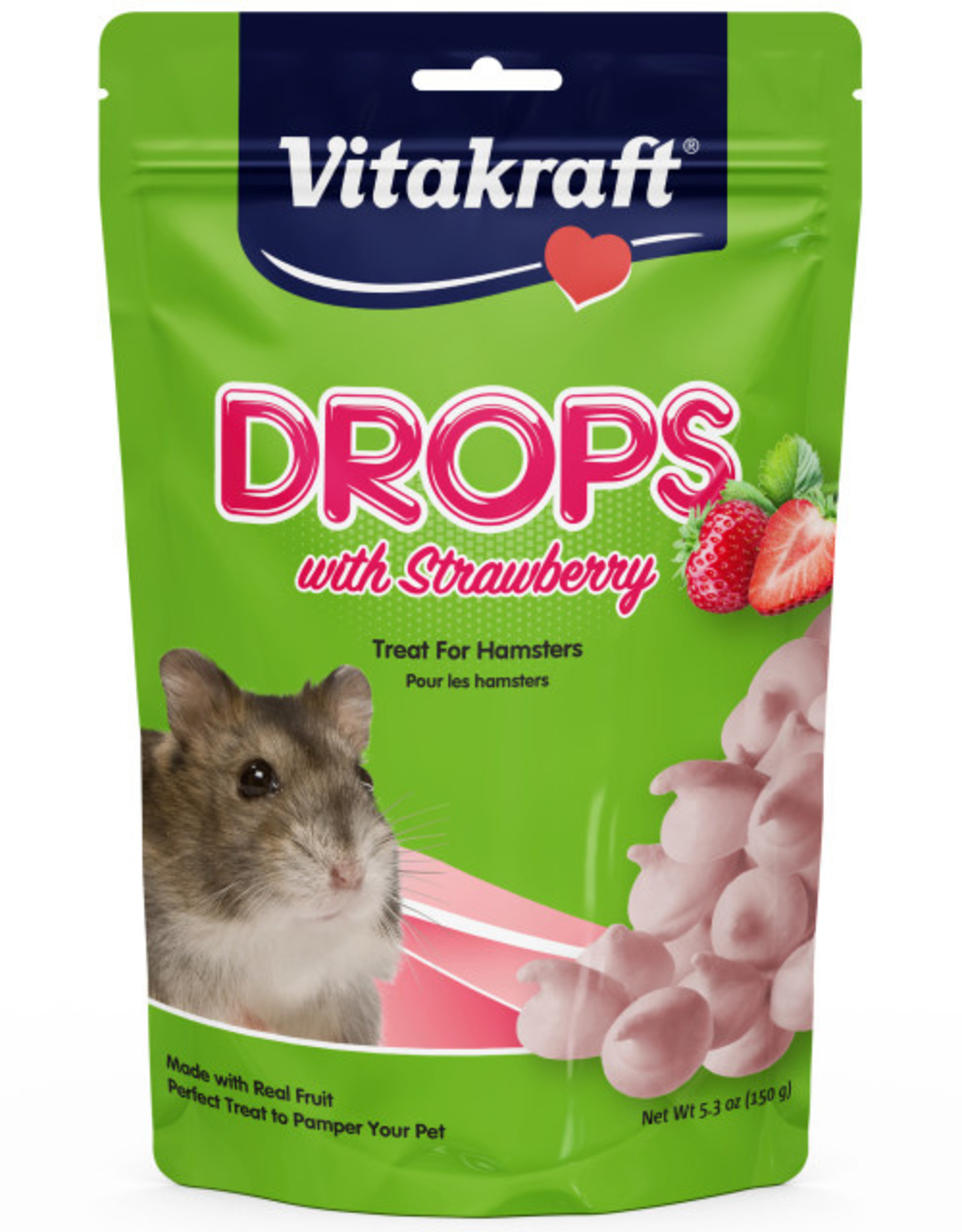 Vitakraft Sun Seed VITAKRAFT HAMSTER STRAWBERRY DROPS