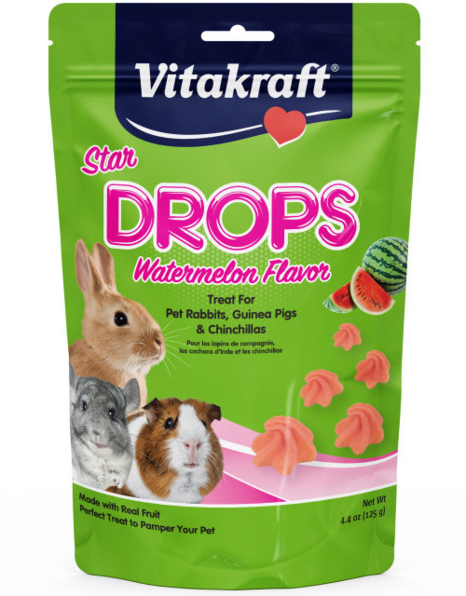 Vitakraft Sun Seed VITAKRAFT STAR DROPS WATERMELON 4.75OZ