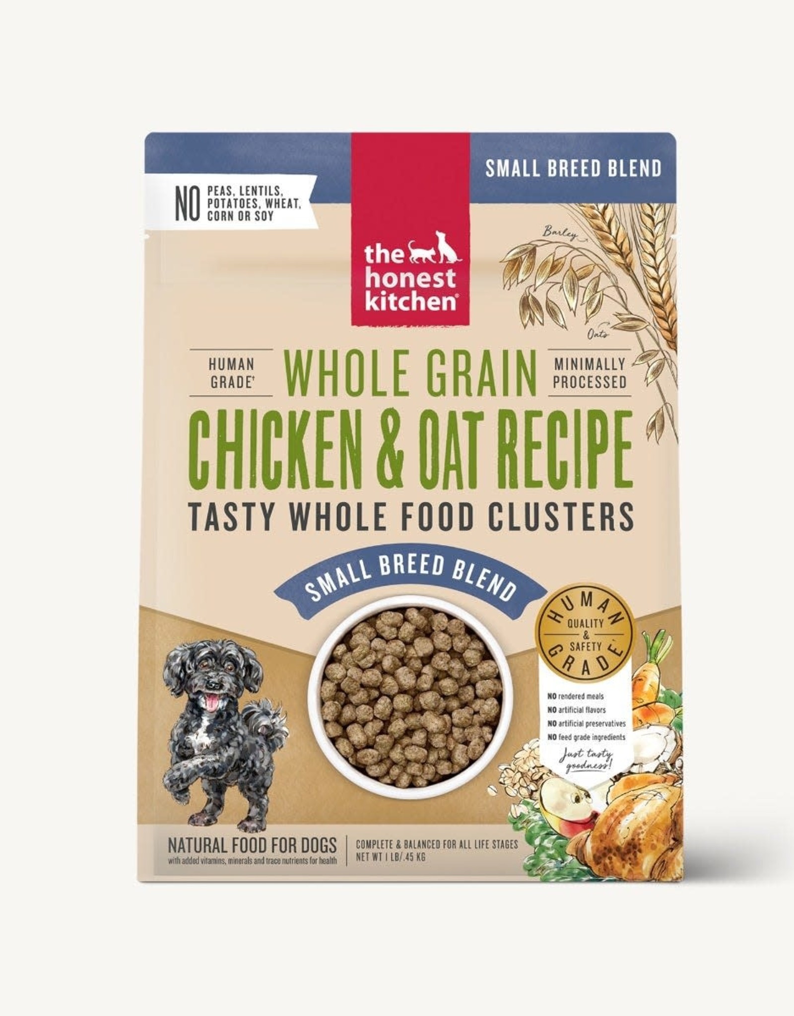 THE HONEST KITCHEN HONEST KITCHEN DOG CLUSTERS SMALL BREED WHOLE GRAIN CHICKEN 1LB