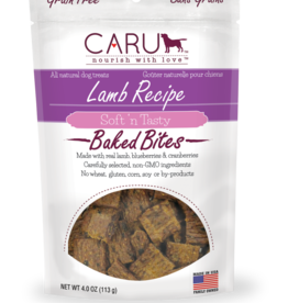 Caru Caru Soft n Tasty Lamb Recipe Baked Bites Dog Treats 4.0 Oz