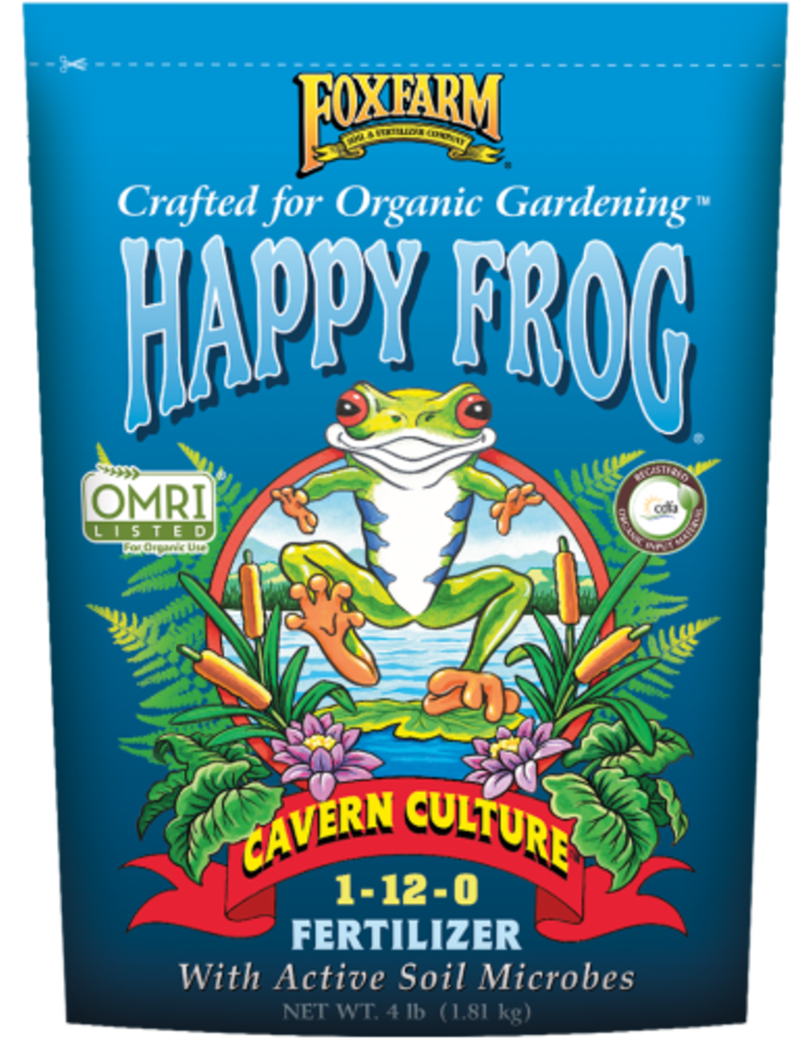 FOXFARM FOXFARM HAPPY FROG CAVERN CULTURE FERTILIZER 1-12-0 4LBS