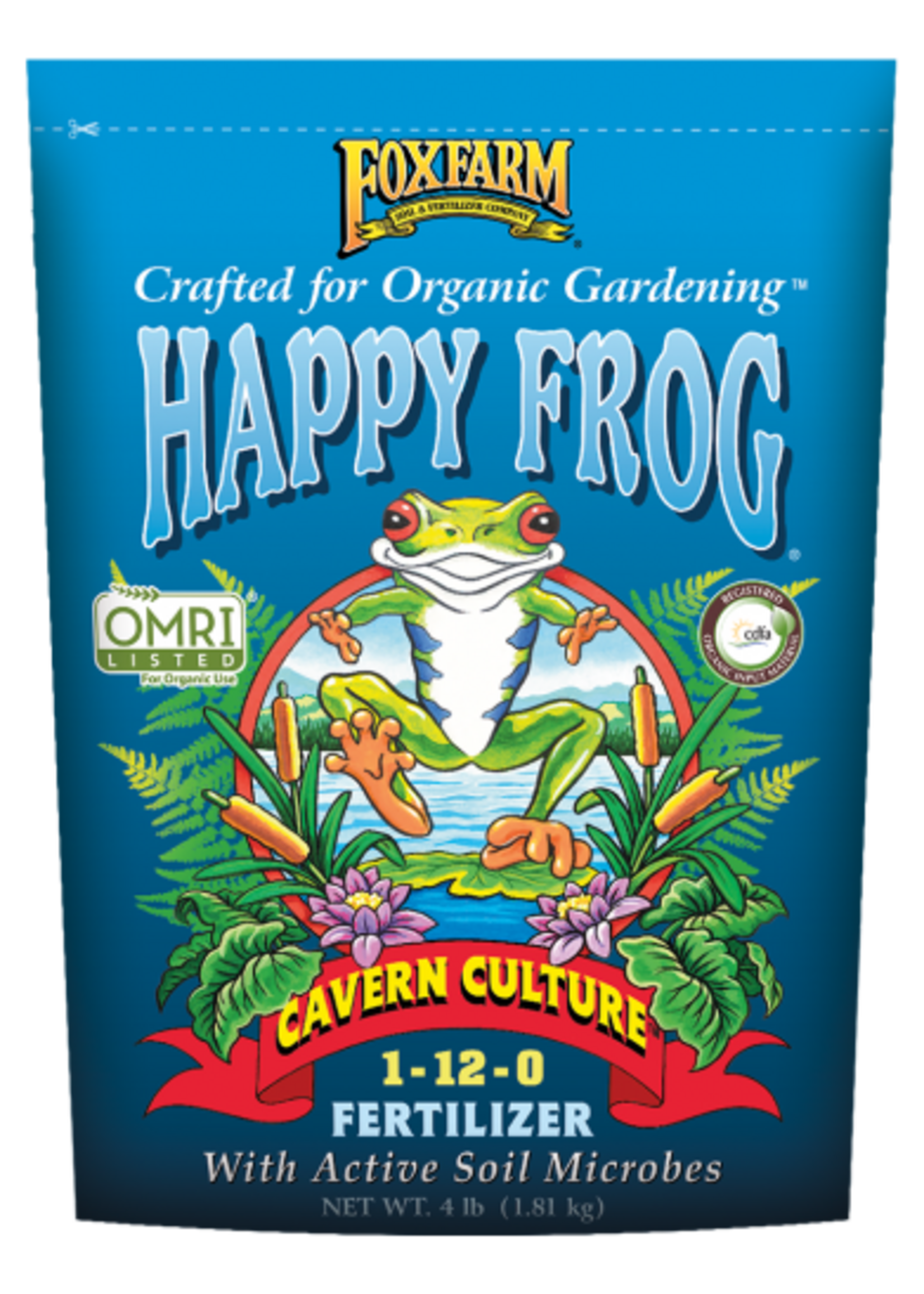 Foxfarm FOXFARM HAPPY FROG CAVERN CULTURE FERTILIZER 1-12-0 4LBS