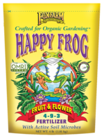 Foxfarm FOXFARM HAPPY FROG FRUIT & FLOWER FERTILIZER 6-4-5 4LBS