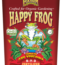Foxfarm FOXFARM HAPPY FROG TOMATO AND VEGETABLE FERTILIZER 5-7-3 4LBS