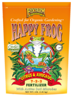 Foxfarm FOXFARM HAPPY FROG CITRUS & AVOCADO DRY FERTILIZER 7-3-3 4LBS