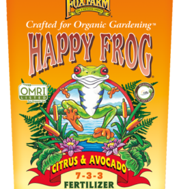 FOXFARM FOXFARM HAPPY FROG CITRUS & AVOCADO DRY FERTILIZER 7-3-3 4LBS