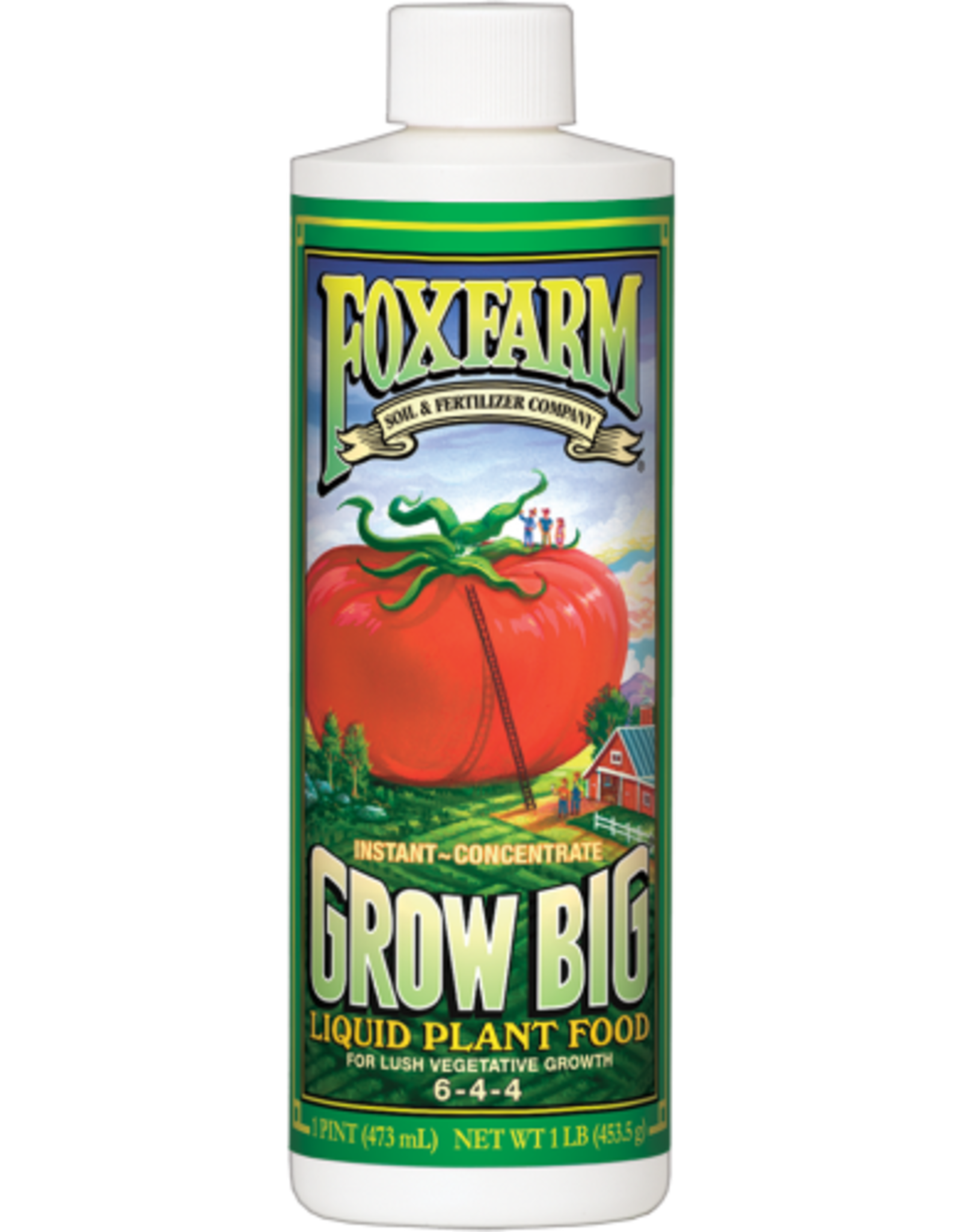 Foxfarm FoxFarm Hydroponics Grow Big Liquid Concentrate Plant Fertilizer  1 Pint