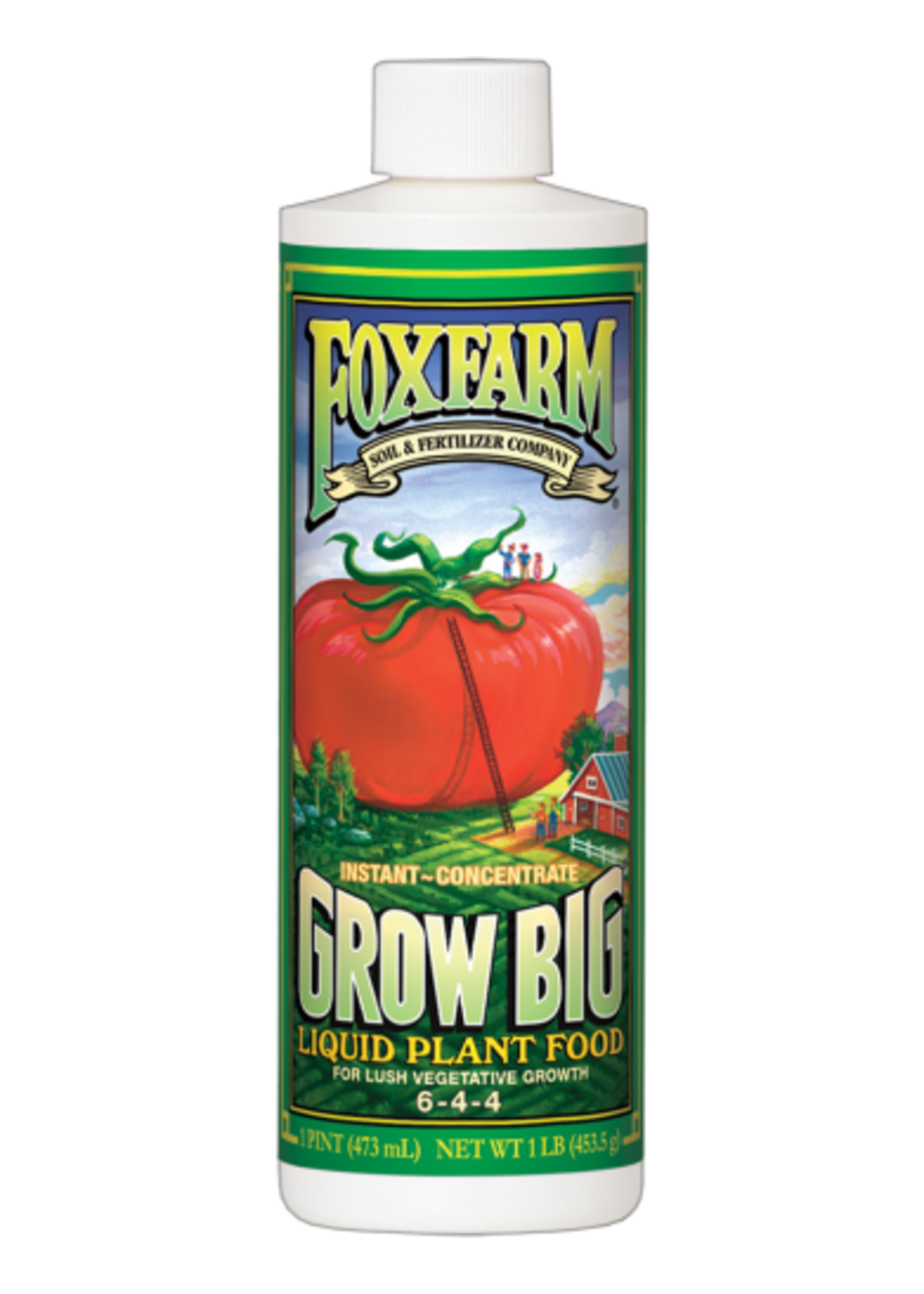 Foxfarm FoxFarm Hydroponics Grow Big Liquid Concentrate Plant Fertilizer  1 Pint