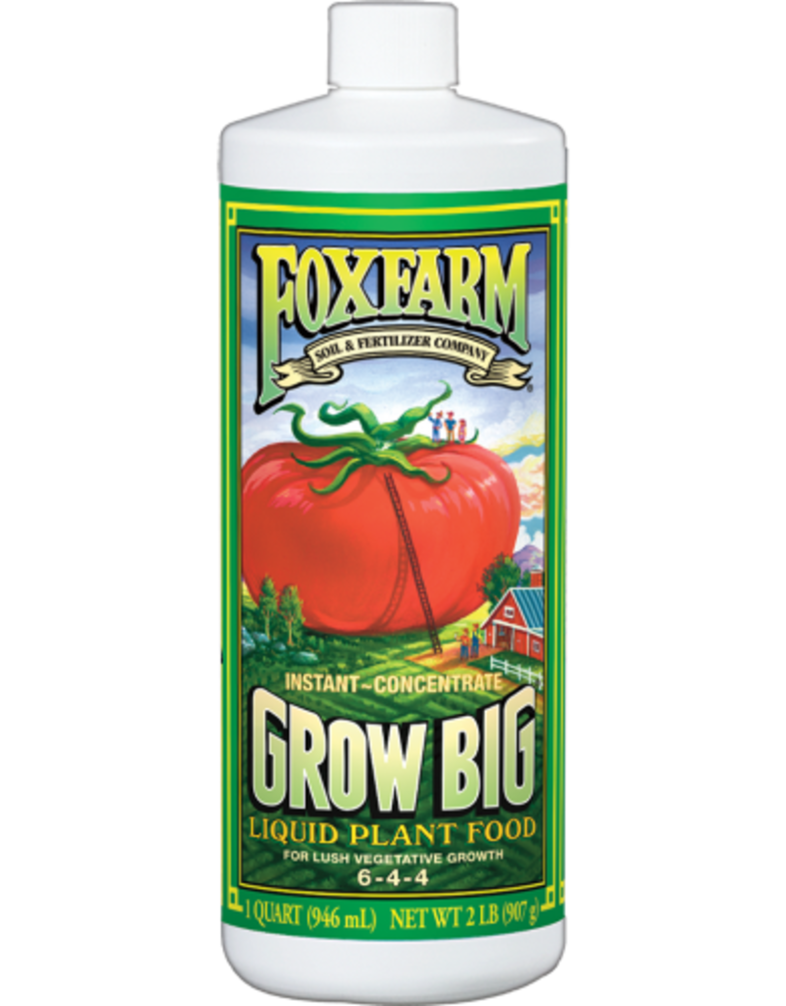 Foxfarm Fox Farms Grow Big Liquid Fertilizer Concentrate 6-4-4 - 1 Quart