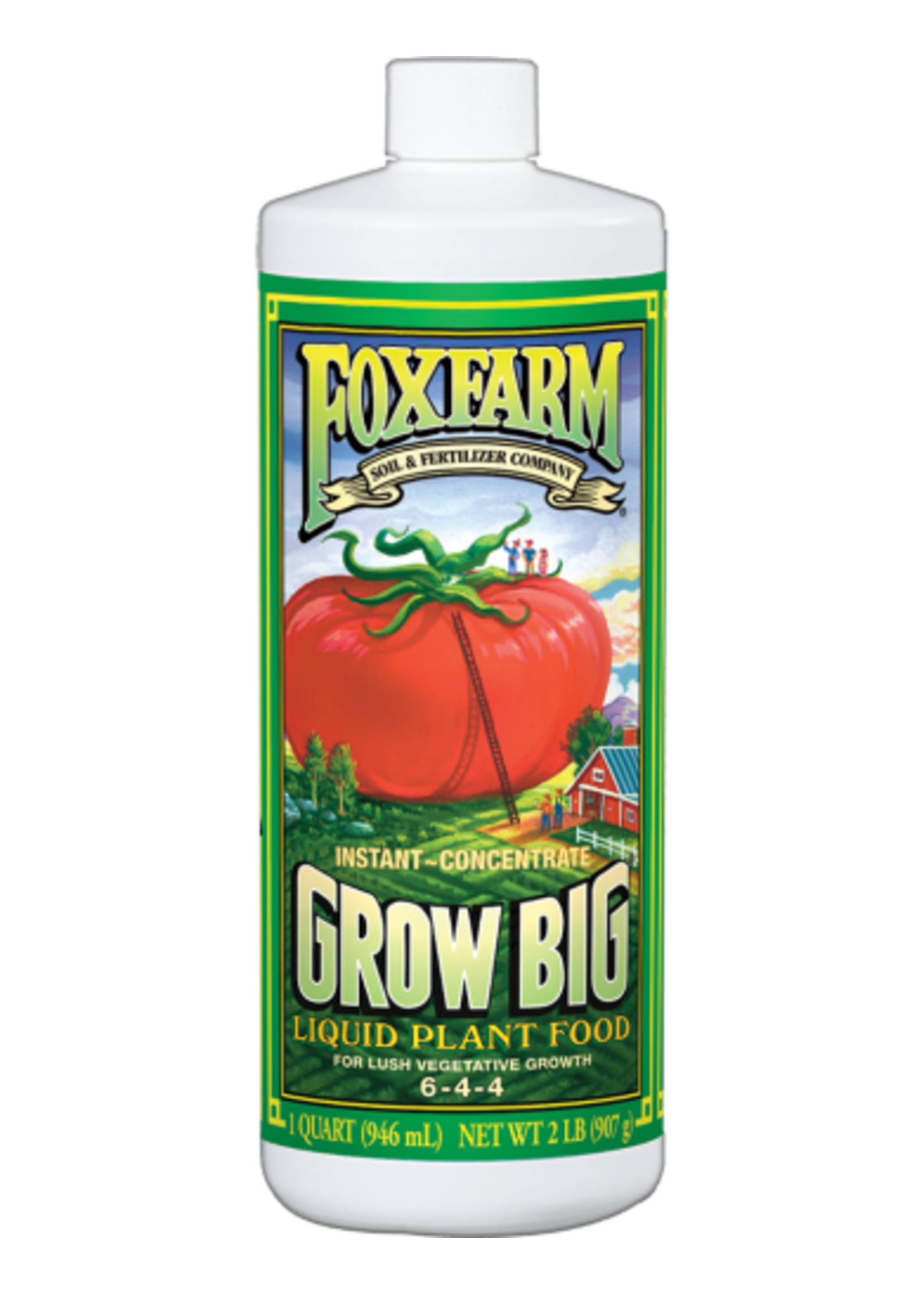 Foxfarm Fox Farms Grow Big Liquid Fertilizer Concentrate 6-4-4 - 1 Quart