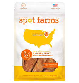 SPOT FARMS DOG GRAIN FREE CHICKEN JERKY W/FLAXSEED & VITAMIN E 12.5OZ