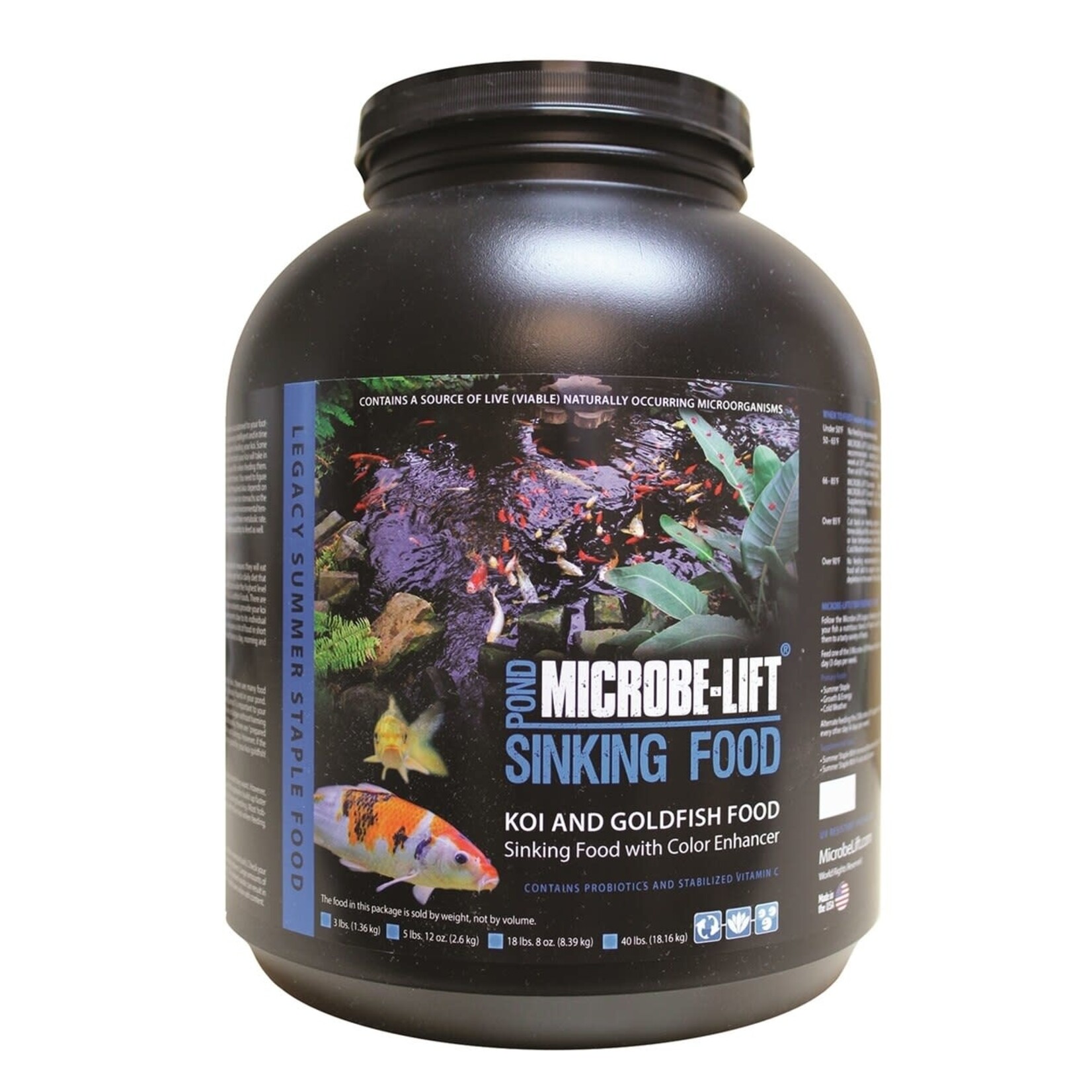 Ecological Labs Microbe-Lift Sinking Pellets 5 LB 12 OZ