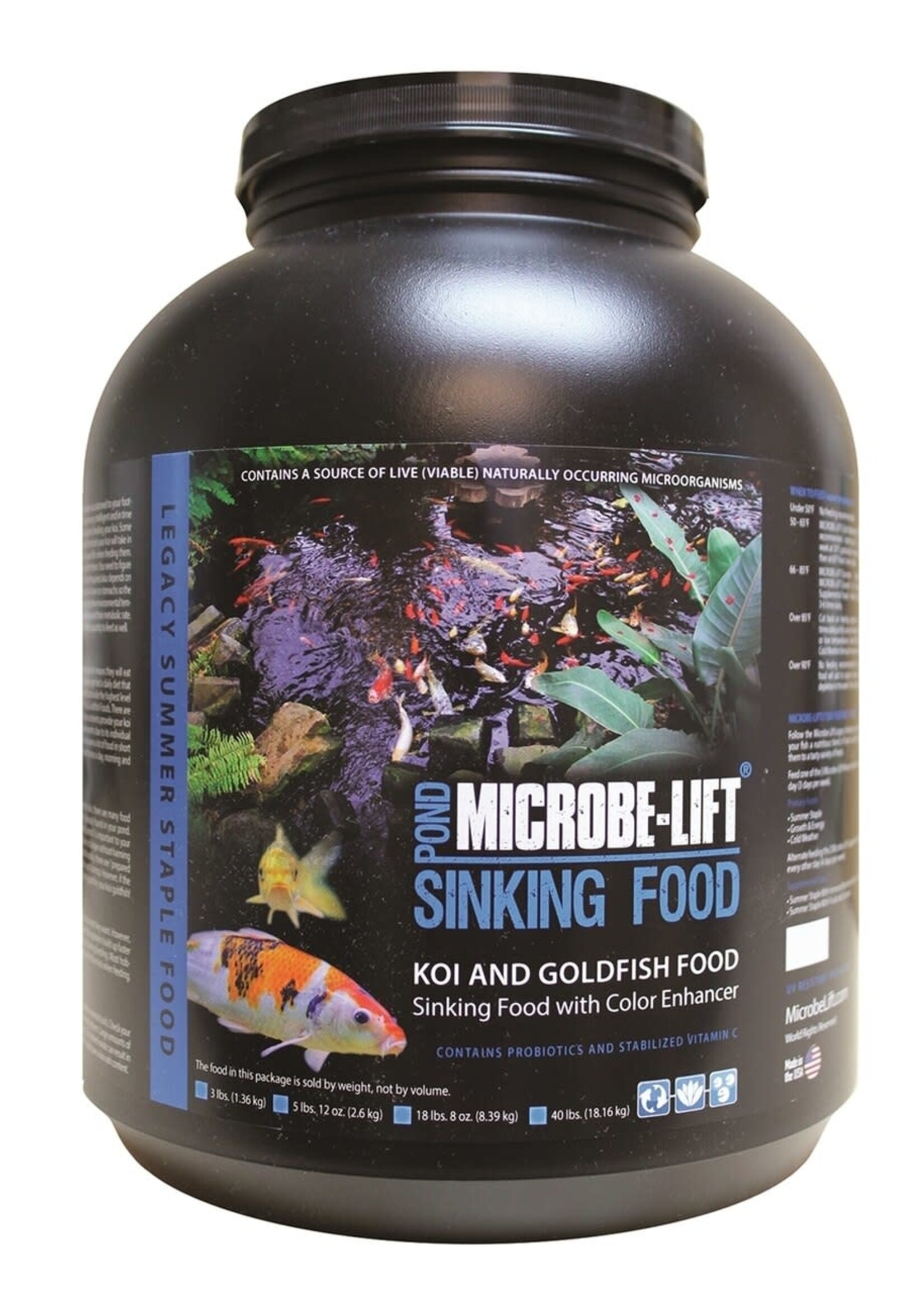 Ecological Labs Microbe-Lift Sinking Pellets 5 LB 12 OZ