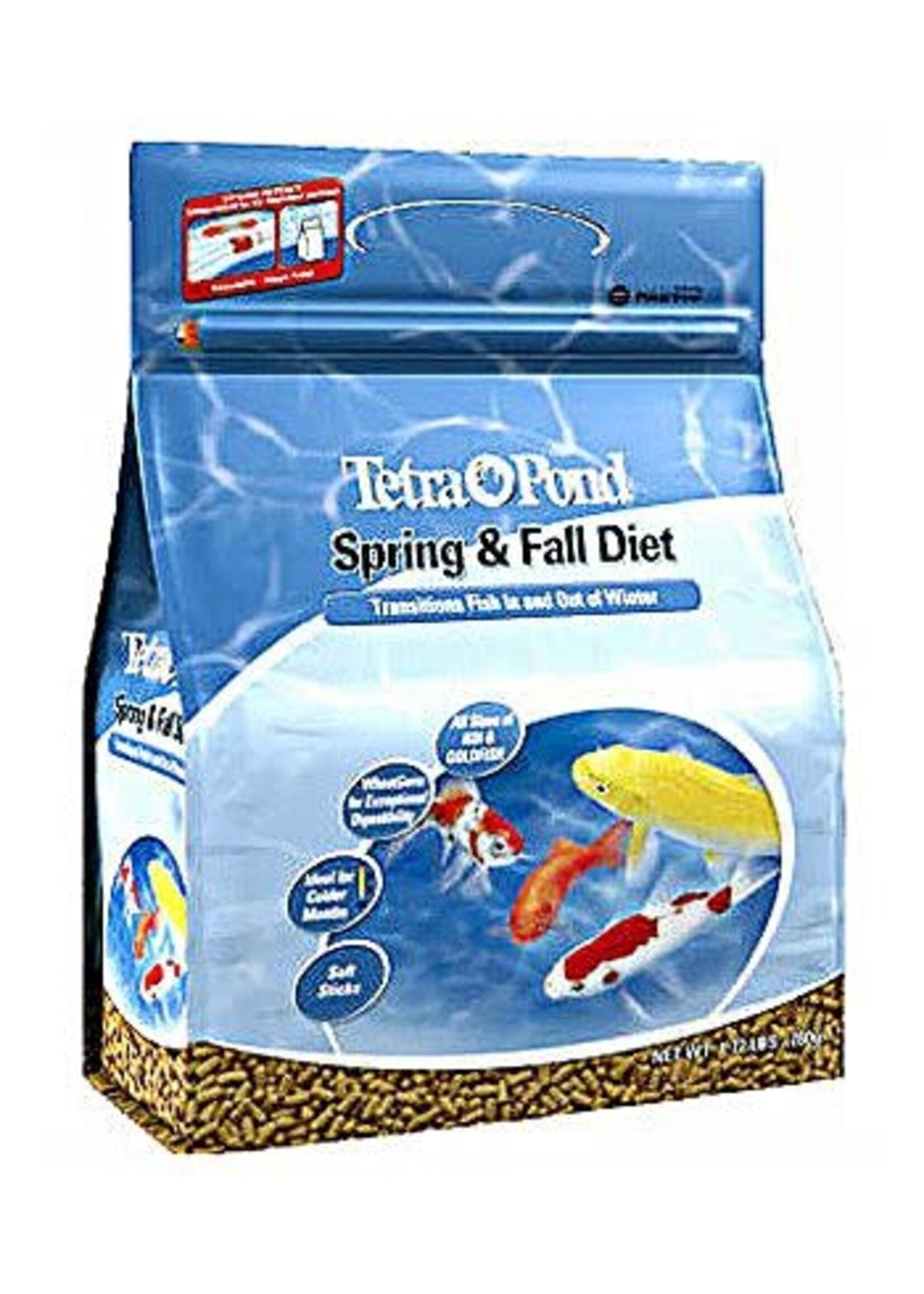 Tetra TetraPond Spring and Fall Diet Pond Fish Food Sticks for Goldfish and Koi - 1.72 lb.