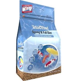 Tetra TetraPond Spring and Fall Diet Pond Fish Food for Goldfish and Koi Pellets - 3.08 lb
