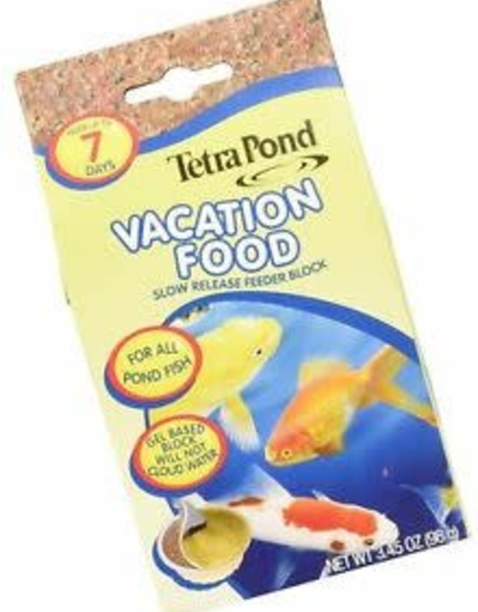 Tetra TetraPond Vacation Food Slow Release Feeder Block For Pond Fish - 3.45 oz