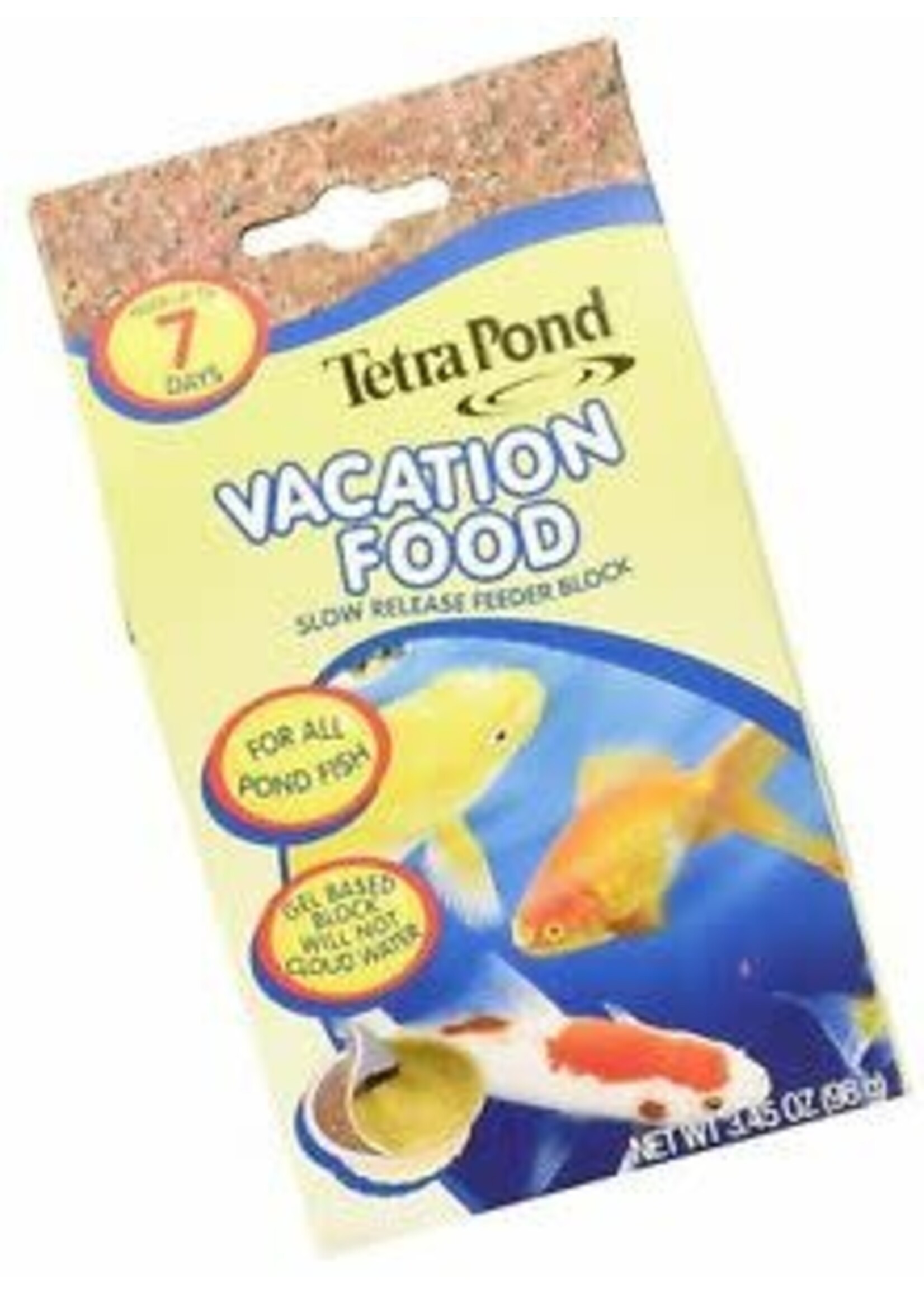 Tetra TetraPond Vacation Food Slow Release Feeder Block For Pond Fish - 3.45 oz