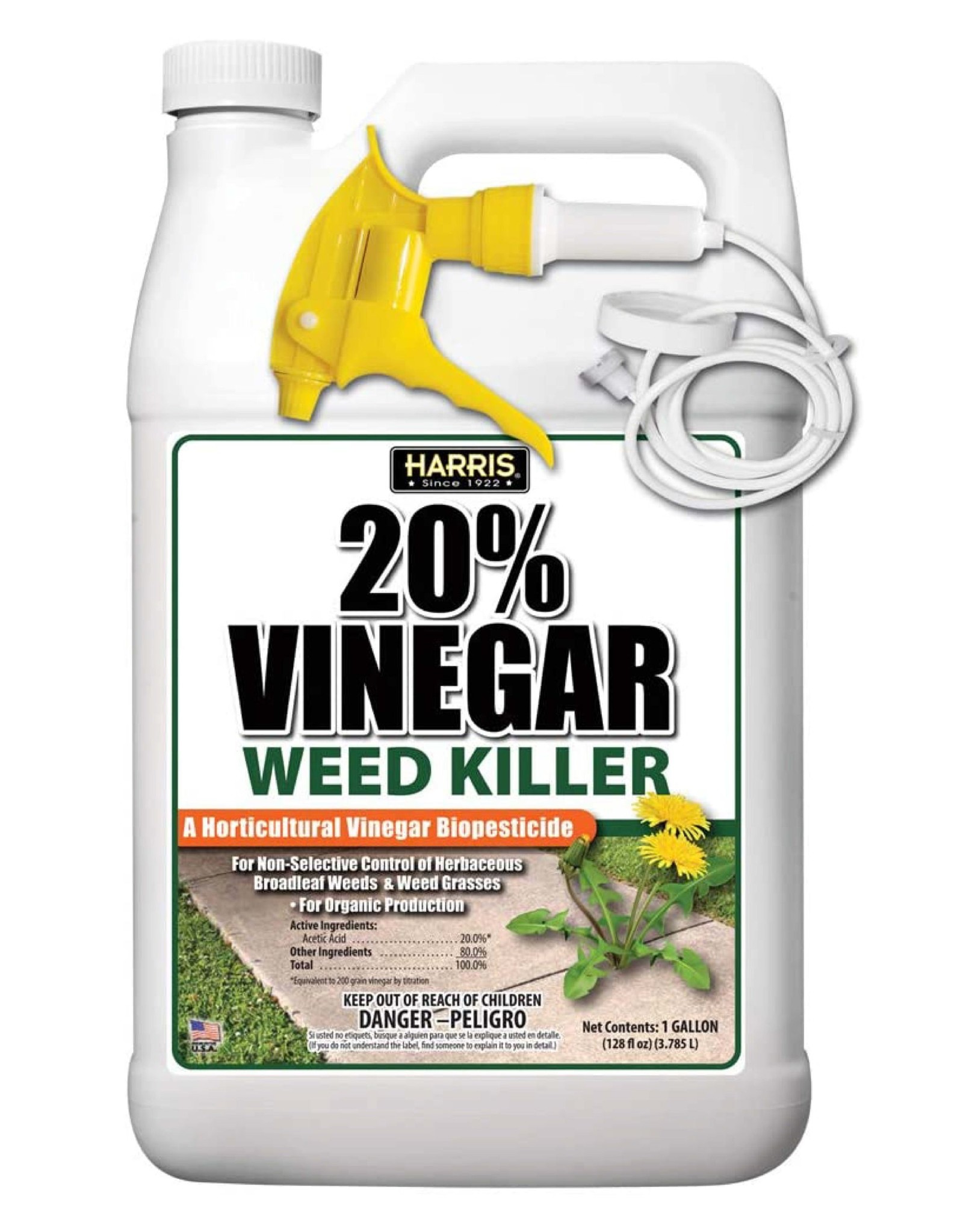 Harris Farms HARRIS 20% VINEGAR WEED KILLER RTU 128OZ