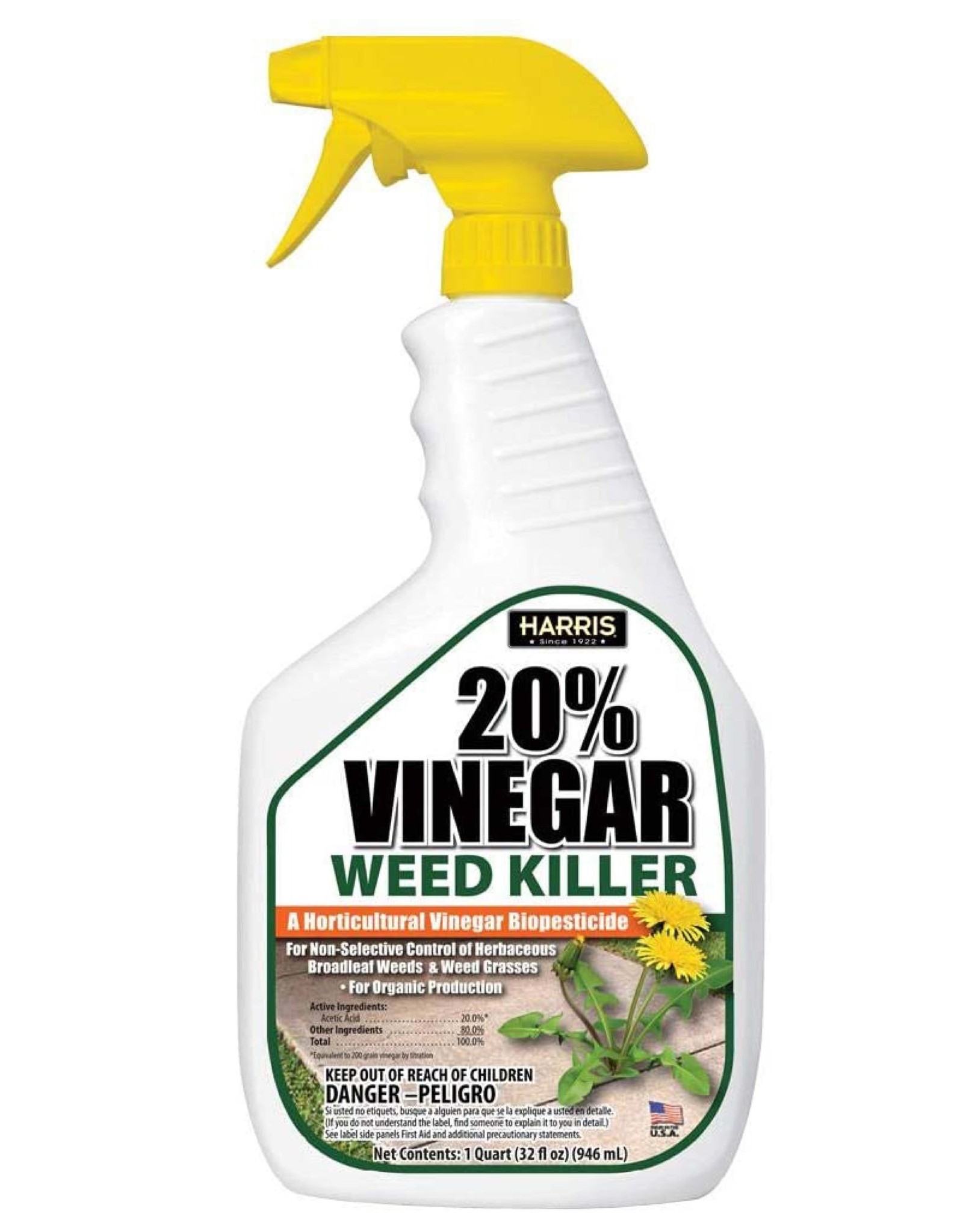 Harris Farms HARRIS 20% VINEGAR WEED KILLER RTU 32OZ