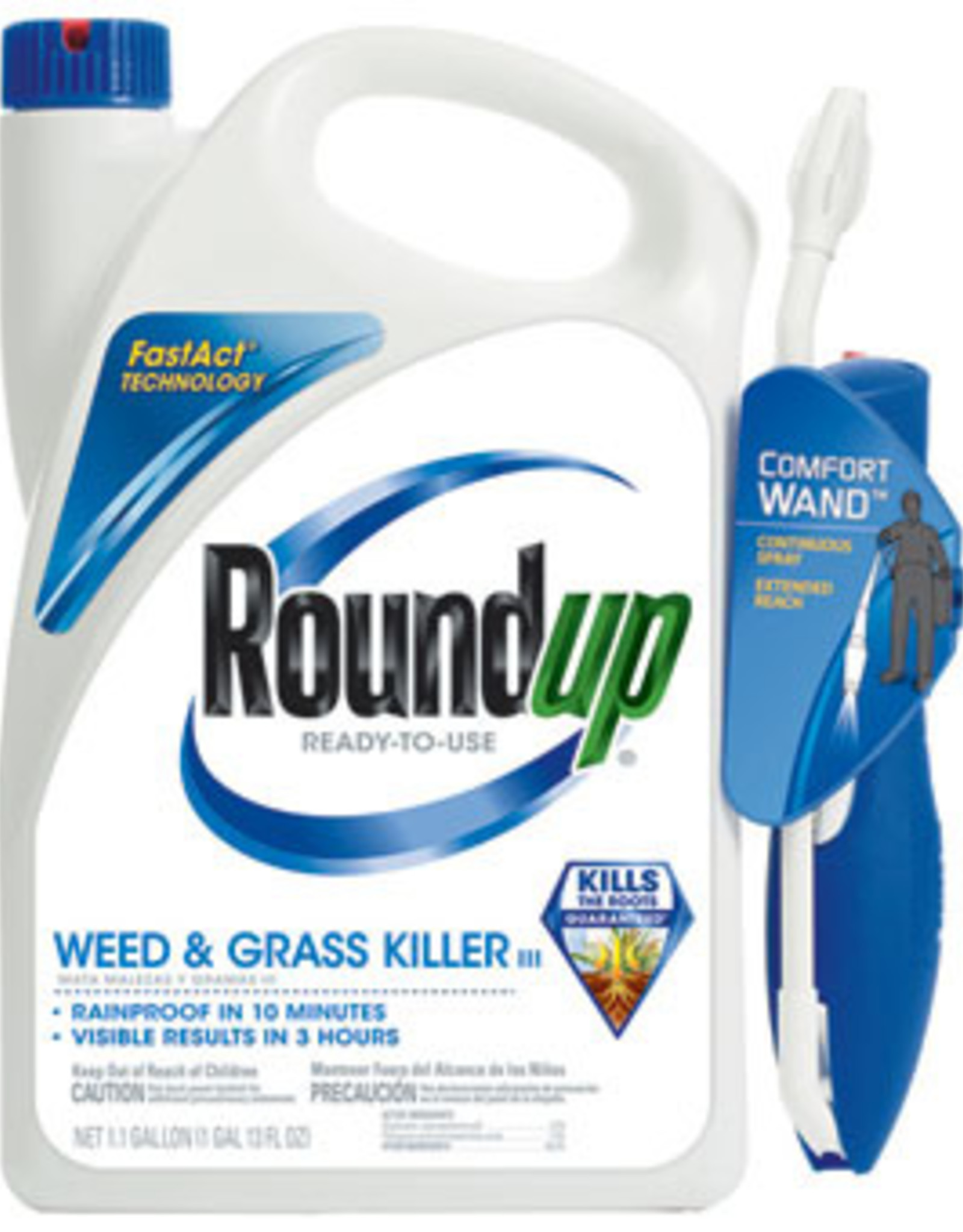 BAYER ROUNDUP WEED & GRASS KILLER COMFORT WAND 1.1GAL