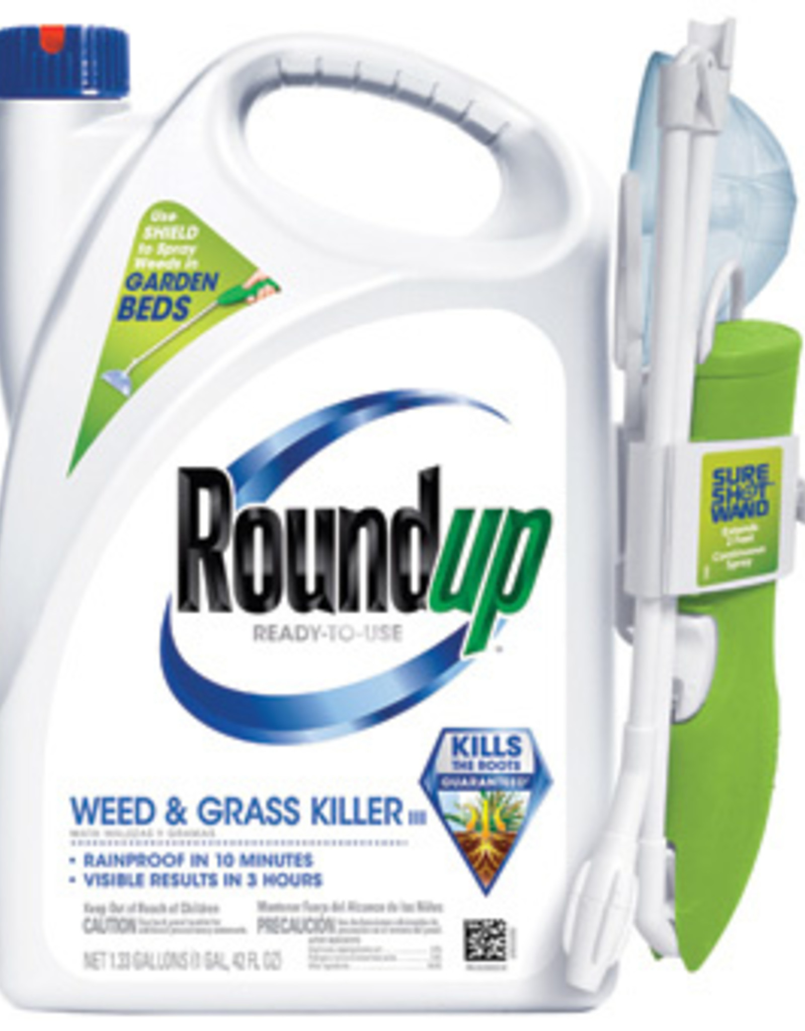 BAYER ROUNDUP WEED & GRASS KILLER SURE SHOT WAND READY-TO-USE 1.33 GAL