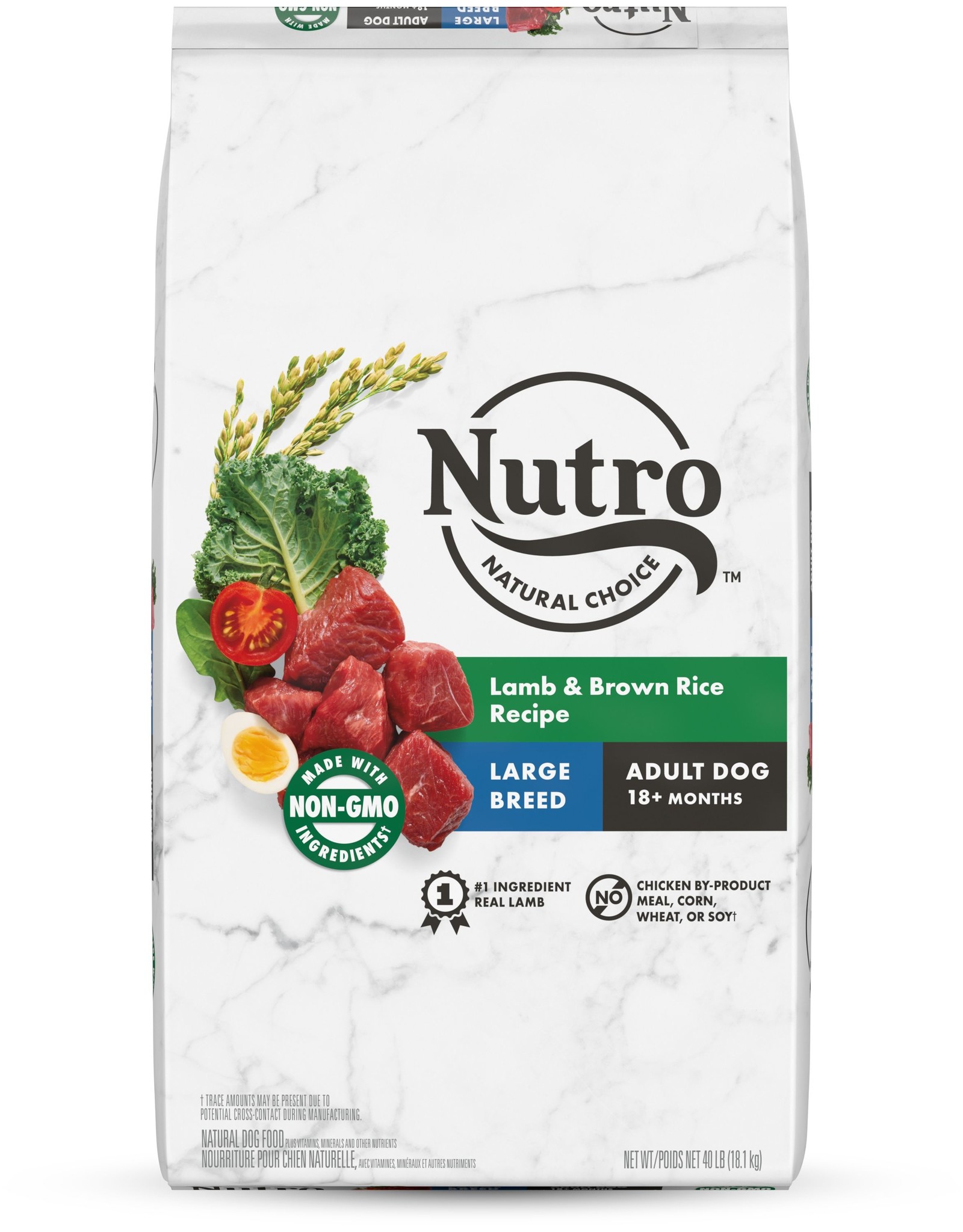 NUTRO PRODUCTS  INC. NUTRO NATURAL CHOICE DOG LARGE BREED LAMB & RICE 30LBS