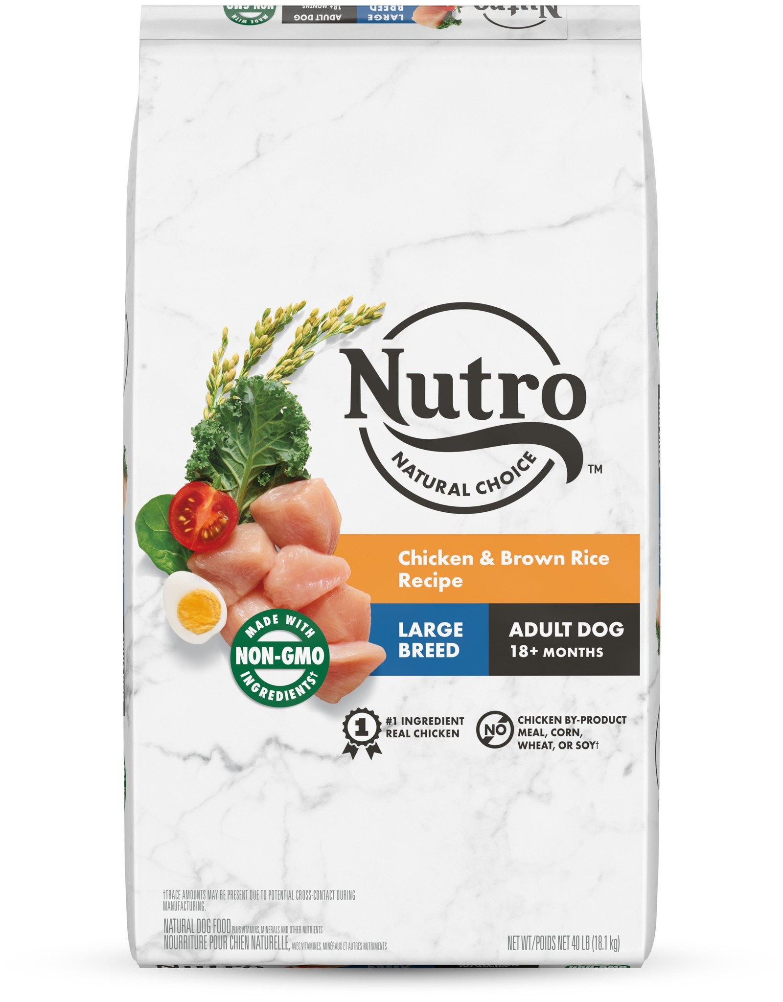 NUTRO PRODUCTS  INC. NUTRO NATURAL CHOICE DOG LARGE BREED CHICKEN ADULT 40LBS