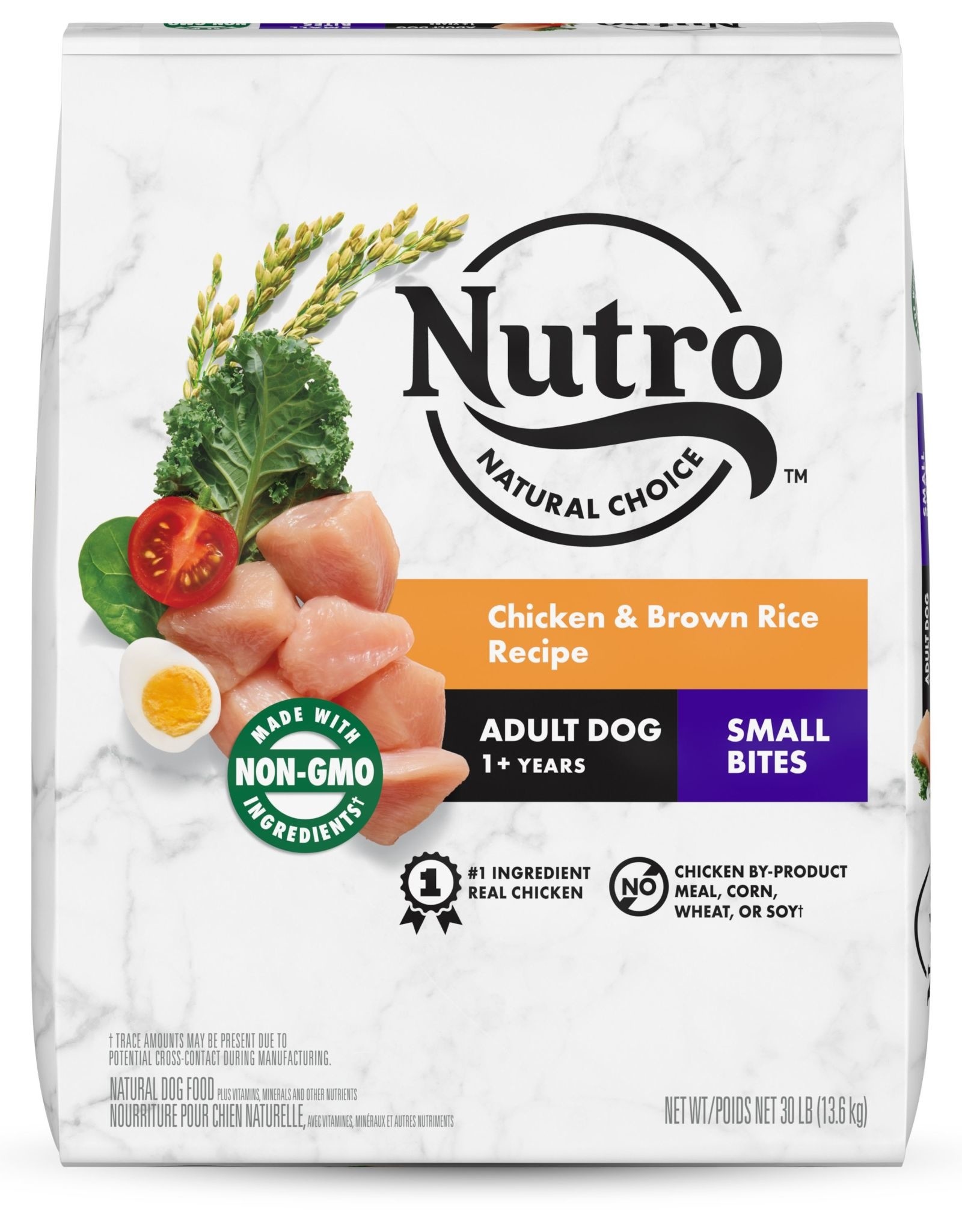NUTRO PRODUCTS  INC. NUTRO NATURAL CHOICE DOG ADULT CHICKEN SMALL BITES 30LBS