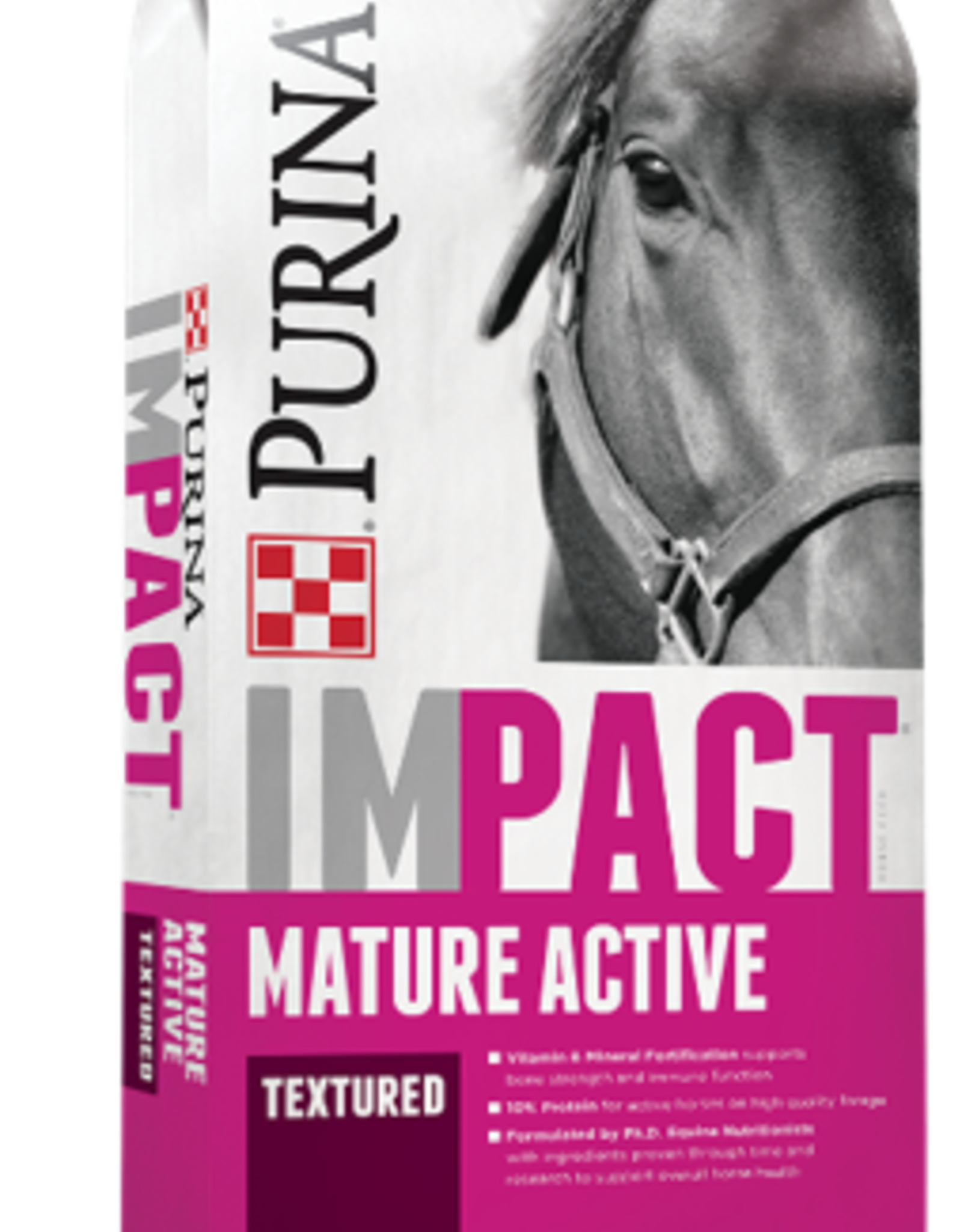 PURINA MILLS, INC. IMPACT MATURE ACTIVE HIGH FAT 10/10 SWEET 50LBS