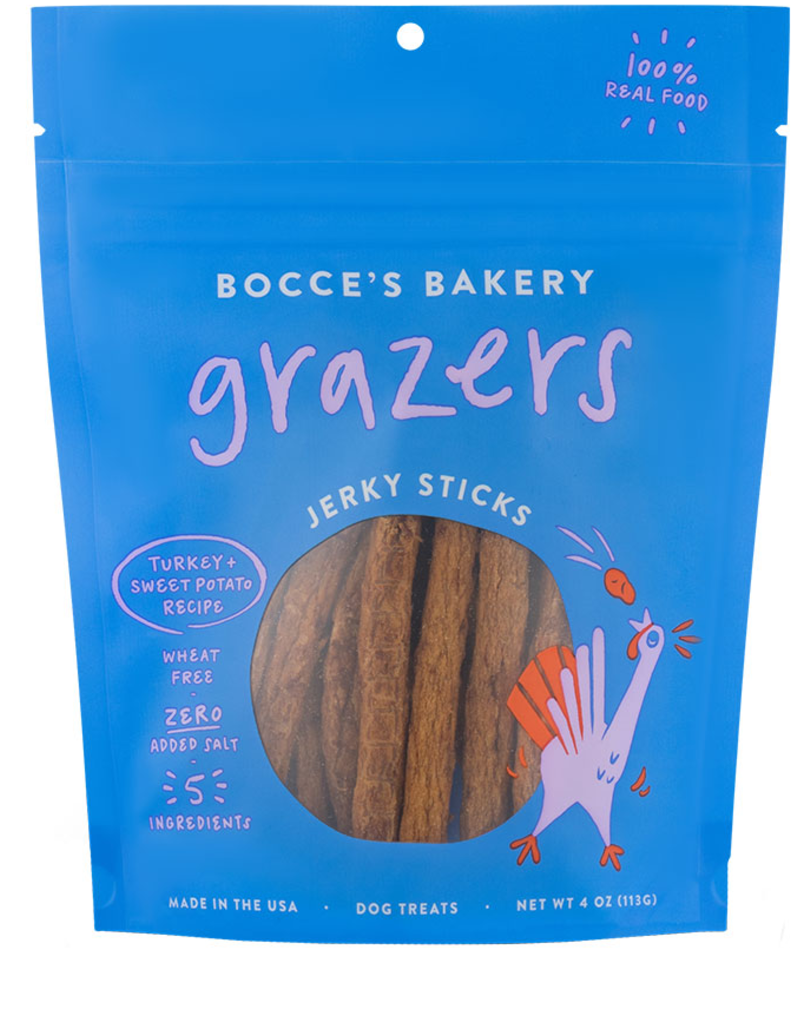 Bocce's Bakery Bocce's Bakery Dog Jerky Sticks TURKEY 4 OZ