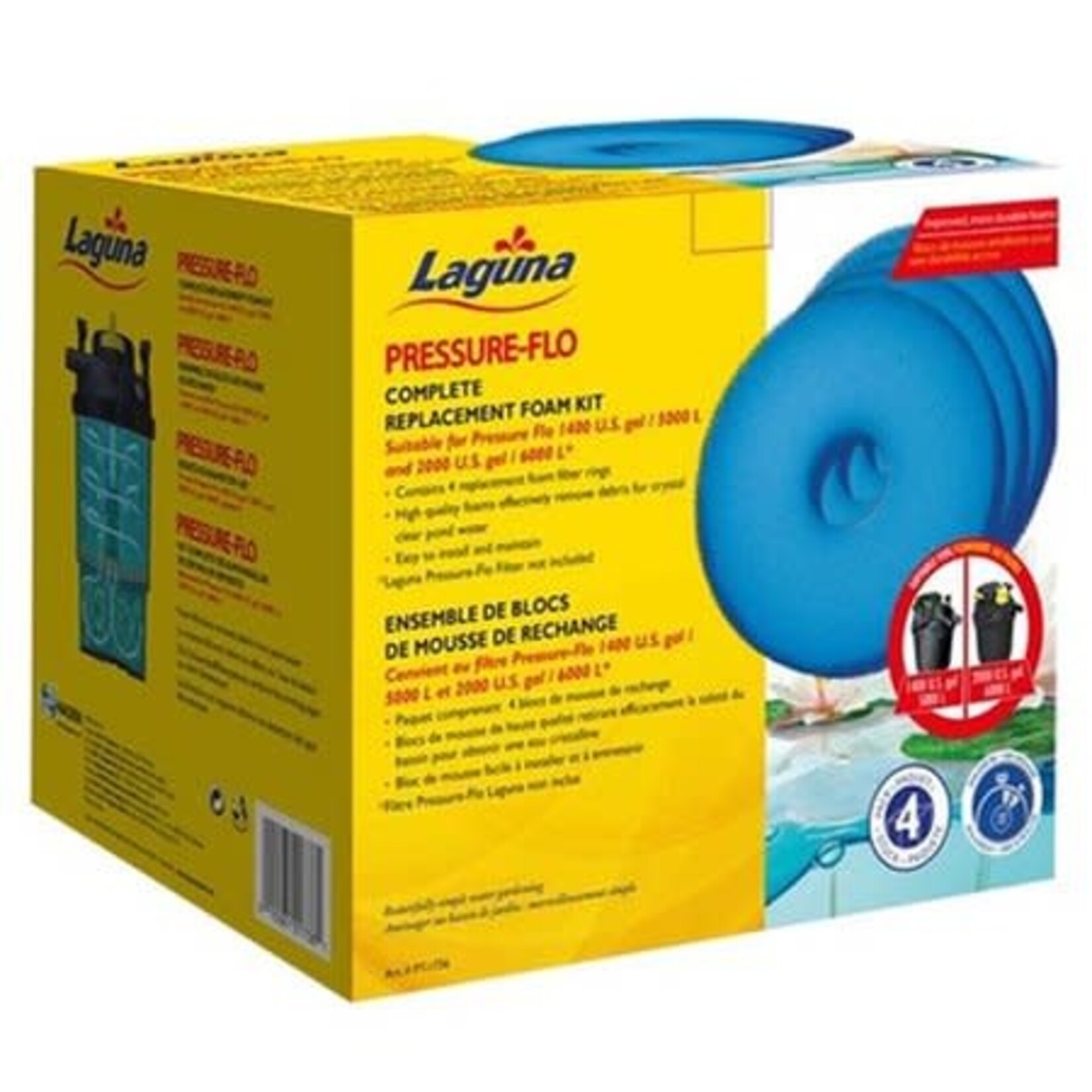 Hagen POND REPLACEMENT FOAM LAGUNA PRES FLO 1400