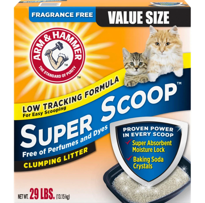 ARM & HAMMER SUPER SCOOP UNSCENTED CAT LITTER 26.3 Pickering Valley