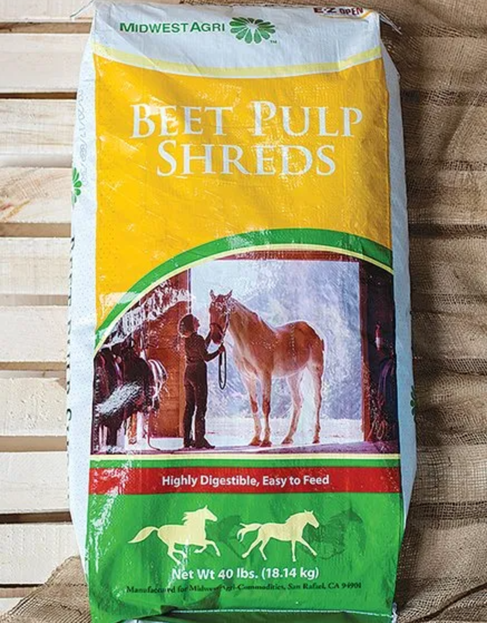 BEET PULP PLAIN (NO MOLASSES) 40LBS