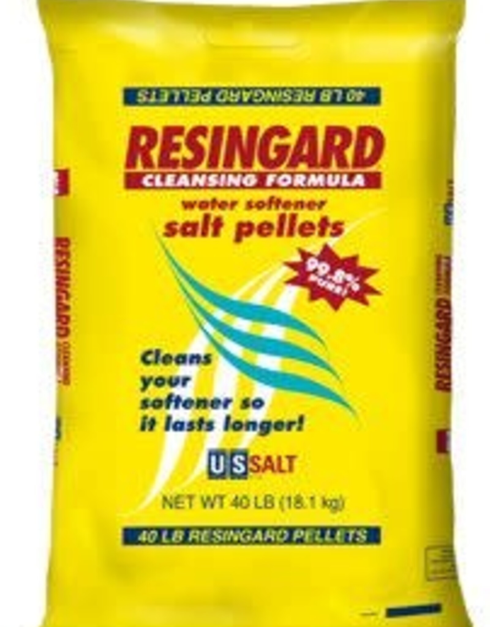 Resingard Water Softener Salt Pellets/Beads  40 lb.