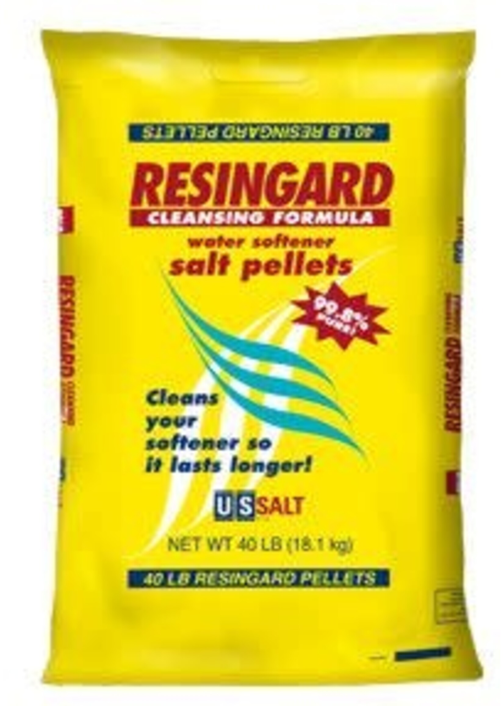 Resingard Water Softener Salt Pellets/Beads  40 lb.