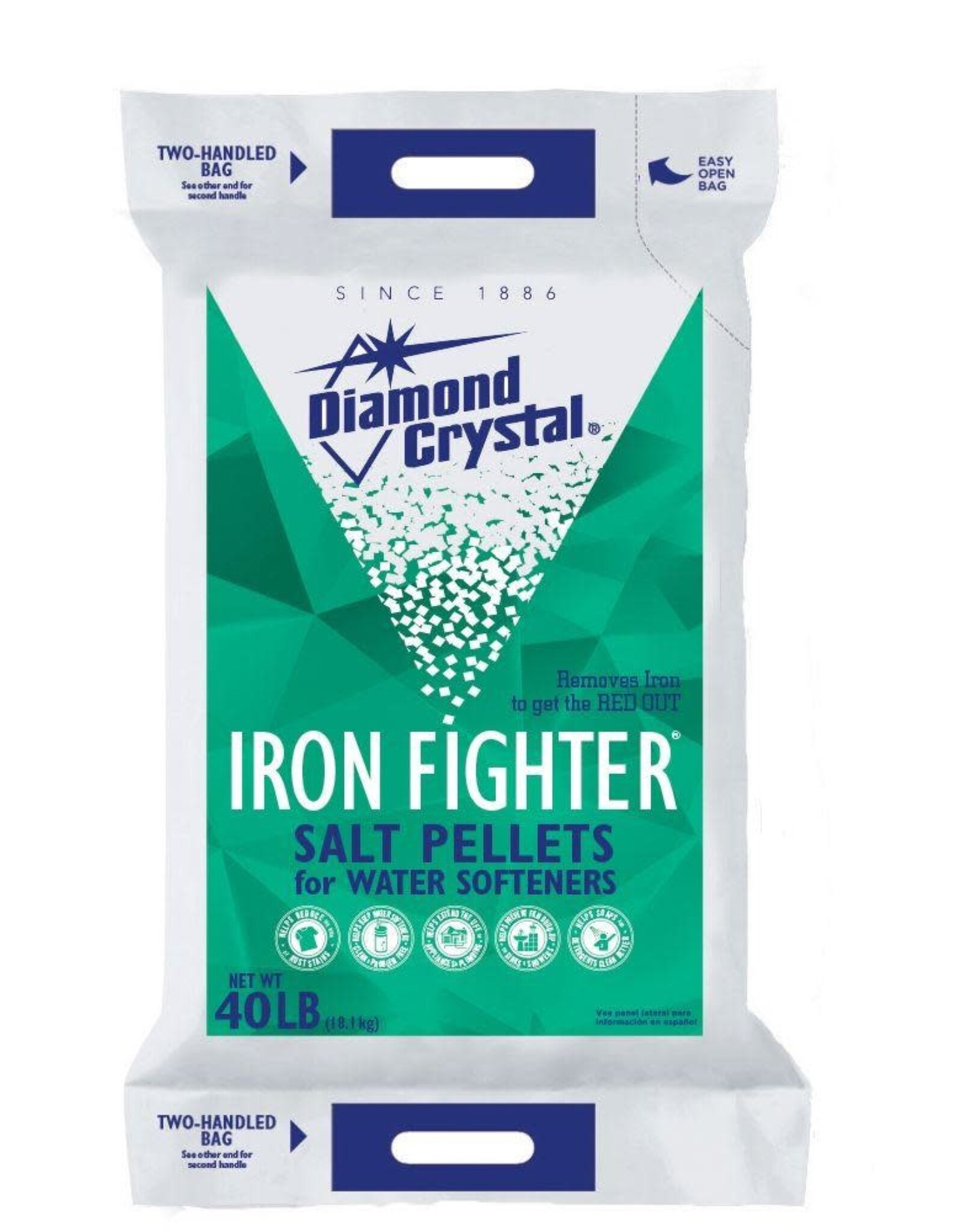 Diamond Crystal Diamond Crystal Iron Fighter Water Softener Salt 40 lb.