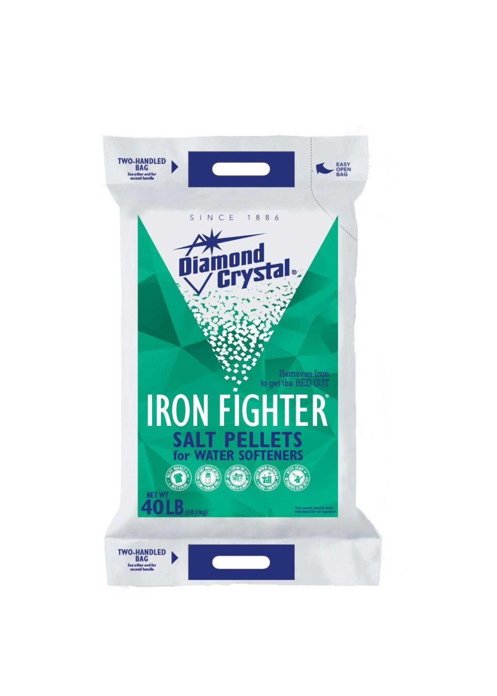 Diamond Crystal Diamond Crystal Iron Fighter Water Softener Salt 40 lb.