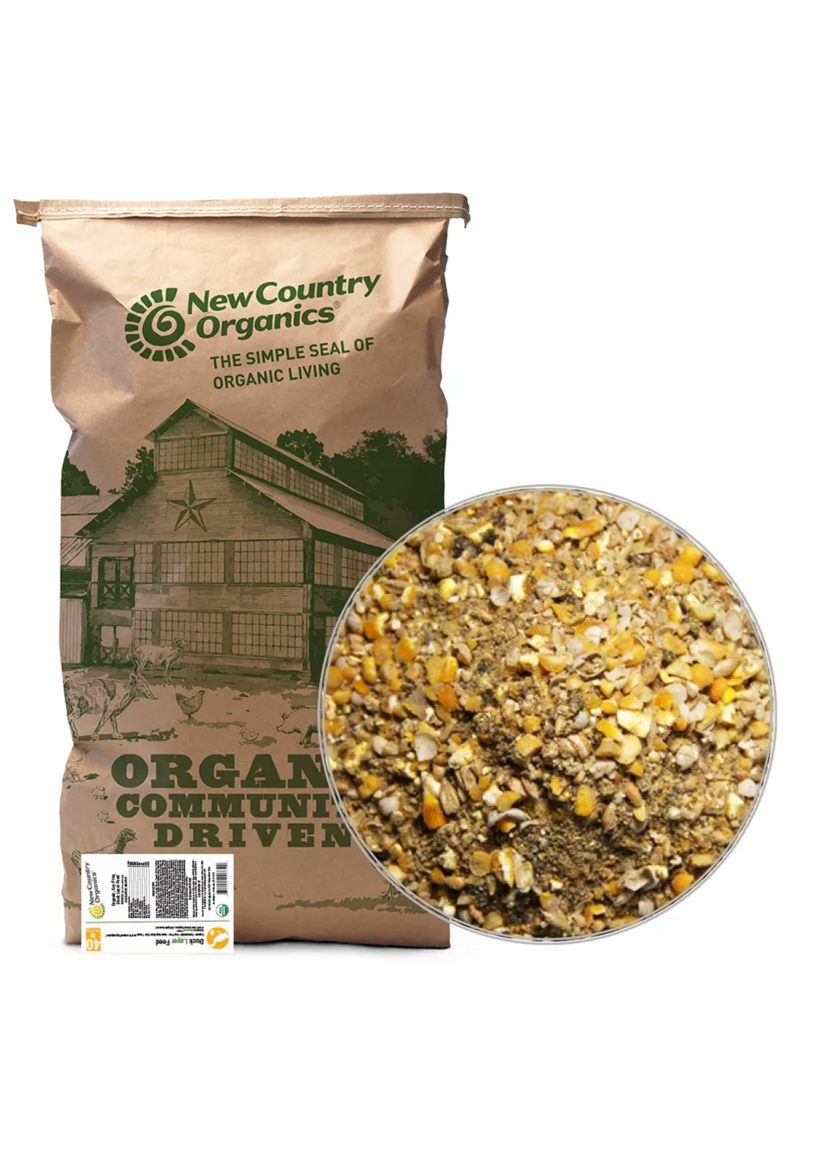 New Country Organics New Country Organics Layer Duck Feed - 40 lb