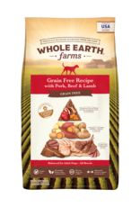 Merrick WHOLE EARTH FARMS GRAIN FREE PORK BEEF & LAMB 25LBS