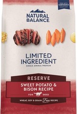Natural Balance NATURAL BALANCE DOG GRAIN FREE LID BISON & SWEET POTATO 4.5LBS