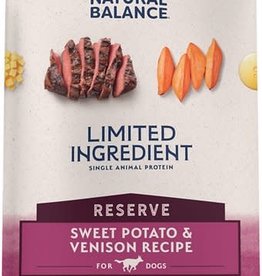 NATURAL BALANCE PET FOODS, INC NATURAL BALANCE DOG GRAIN FREE LID SWEET POTATO & VENISON 4.5LBS