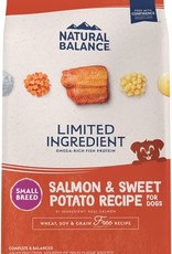 Natural Balance NATURAL BALANCE DOG LID SALMON & SWEET POTATO  SMALL BREED 12LBS