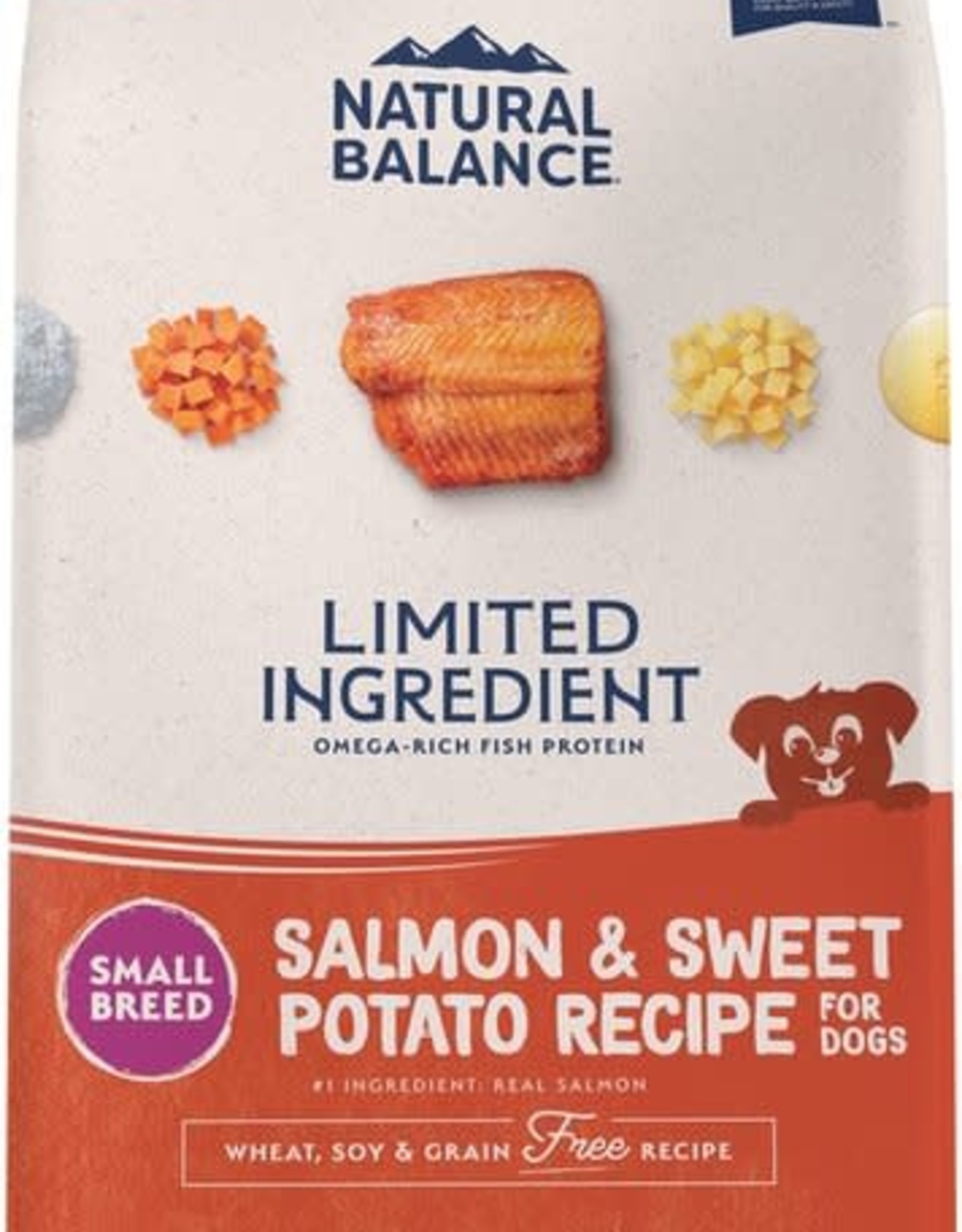 Natural Balance NATURAL BALANCE DOG LID SALMON & SWEET POTATO  SMALL BREED 12LBS