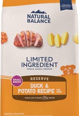 Natural Balance NATURAL BALANCE DOG GRAIN FREE LID DUCK & POTATO SMALL BREED BITES 4LBS