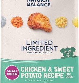 Natural Balance NATURAL BALANCE DOG LID CHICKEN & SWEET POTATO SMALL BREED BITES 4.5LBS