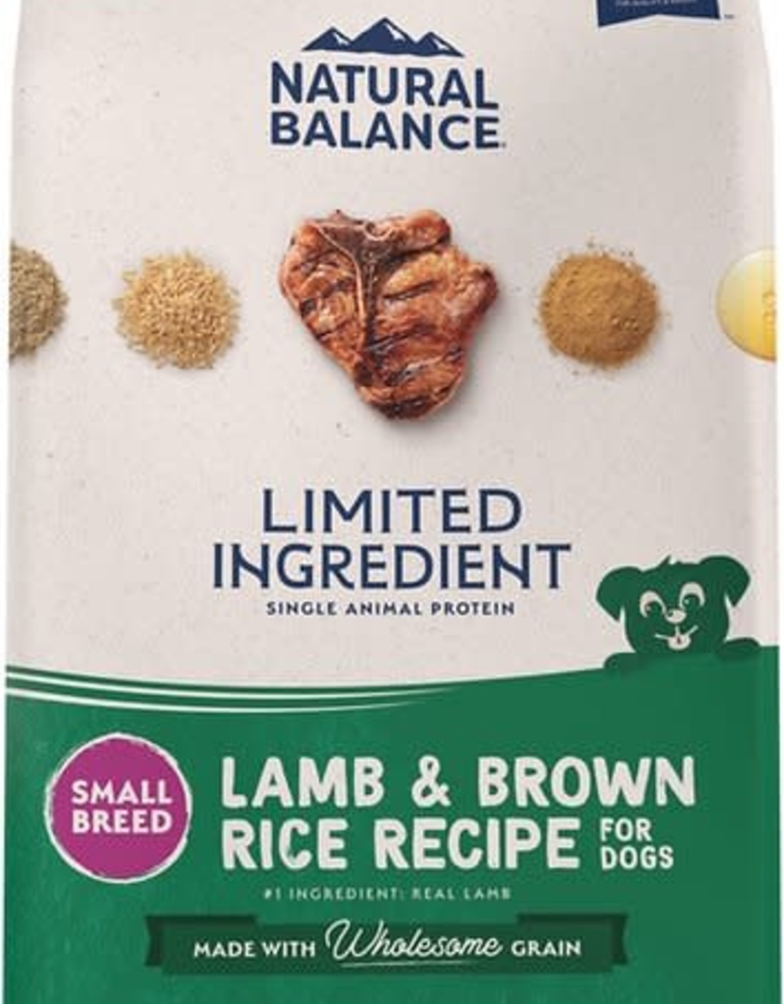 Natural Balance NATURAL BALANCE DOG LID LAMB & RICE SMALL BREED BITES 4.5LBS