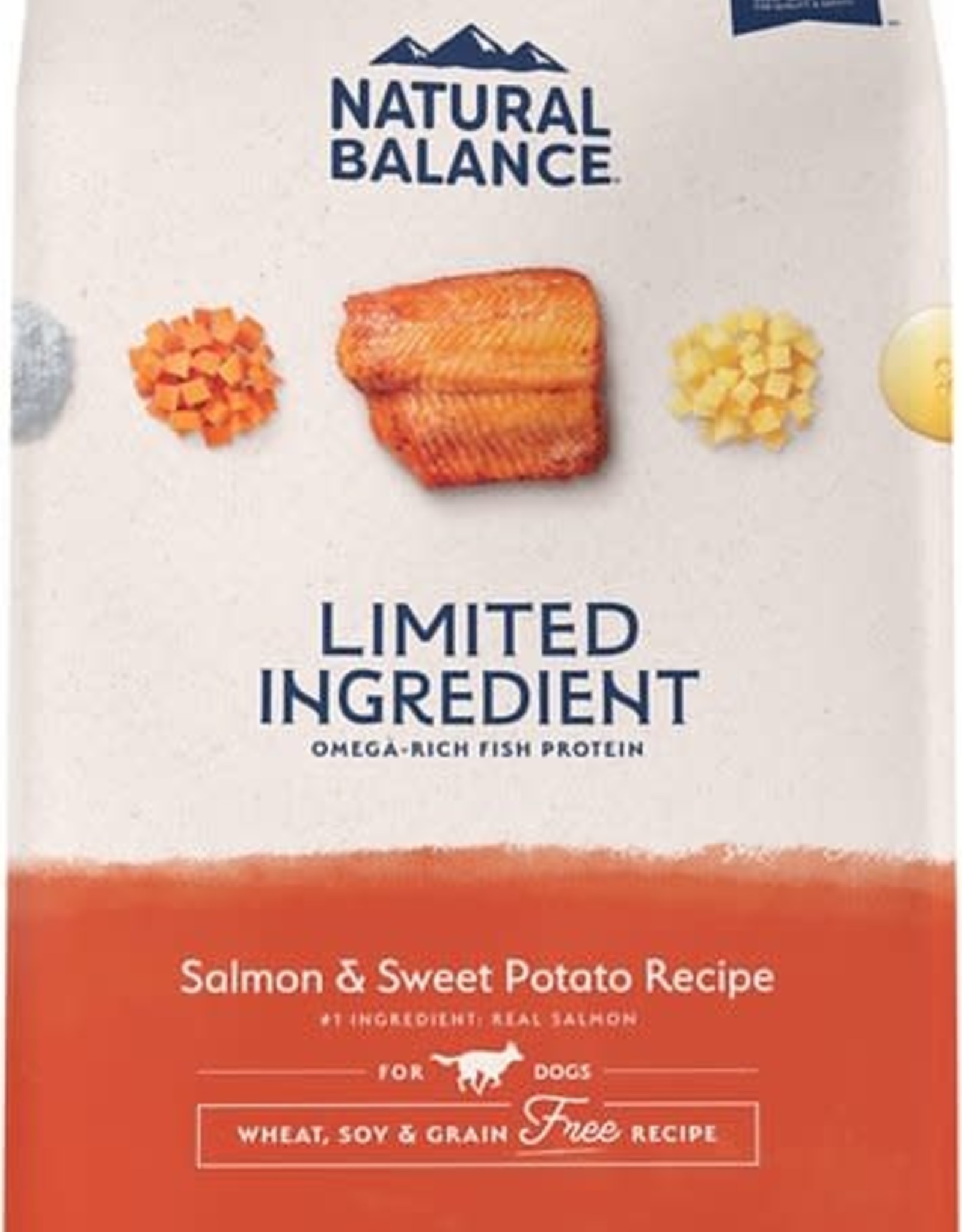 Natural Balance NATURAL BALANCE DOG GRAIN FREE LID SALMON & SWEET POTATO 4.5LBS