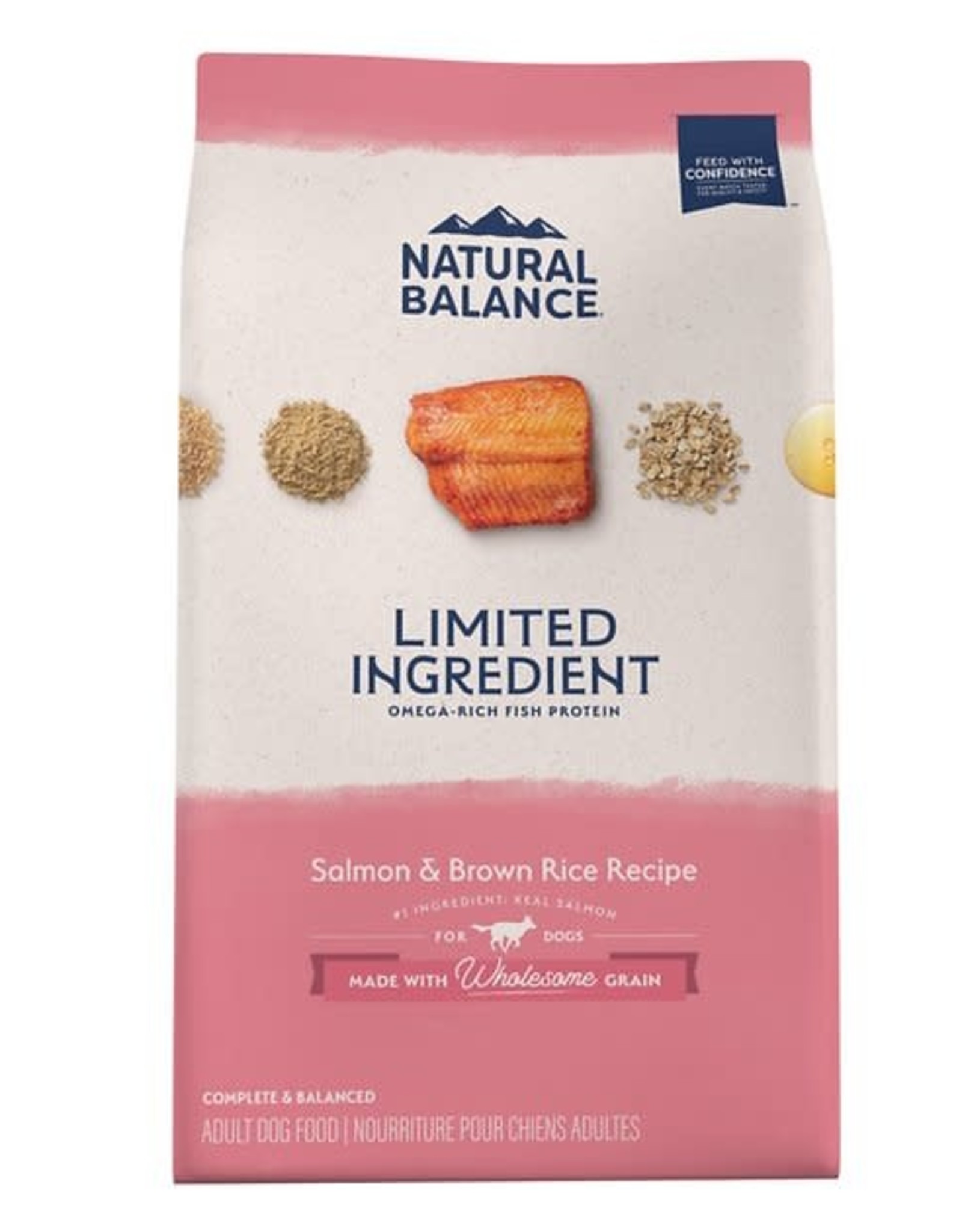 Natural Balance NATURAL BALANCE LID SALMON & RICE 26LBS