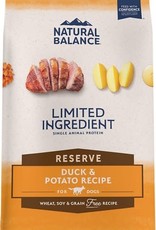 Natural Balance NATURAL BALANCE DOG GRAIN FREE LID POTATO & DUCK 4LBS